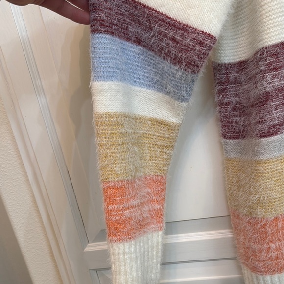 Staccato Colorful Striped Women's Sweater. Size M. - Picture 6 of 8